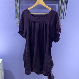 PLUS SIZE purple dress shirt